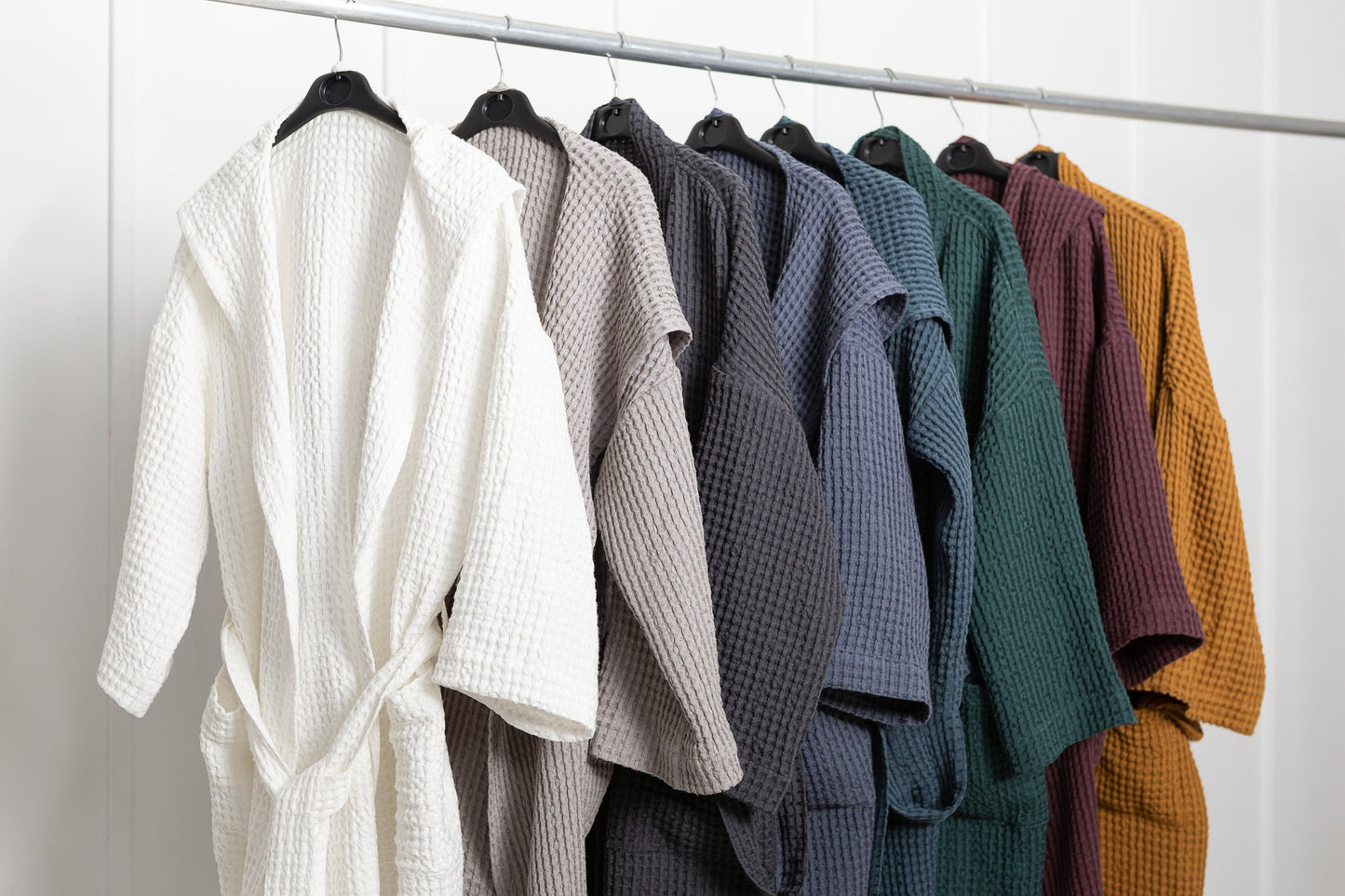Linen Waffle Stucture Robe
