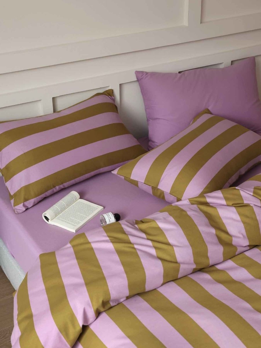 Striped Duvet Cover Set