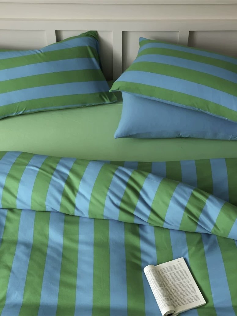 Striped Duvet Cover Set