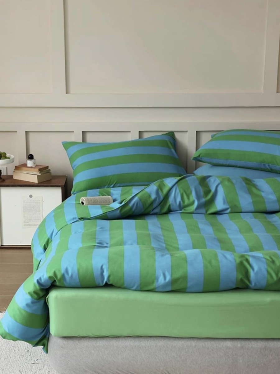 Striped Duvet Cover Set