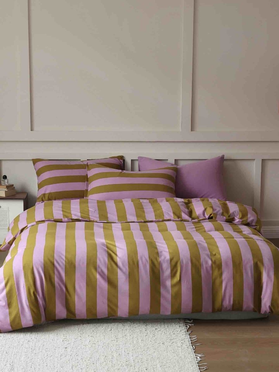 Striped Duvet Cover Set