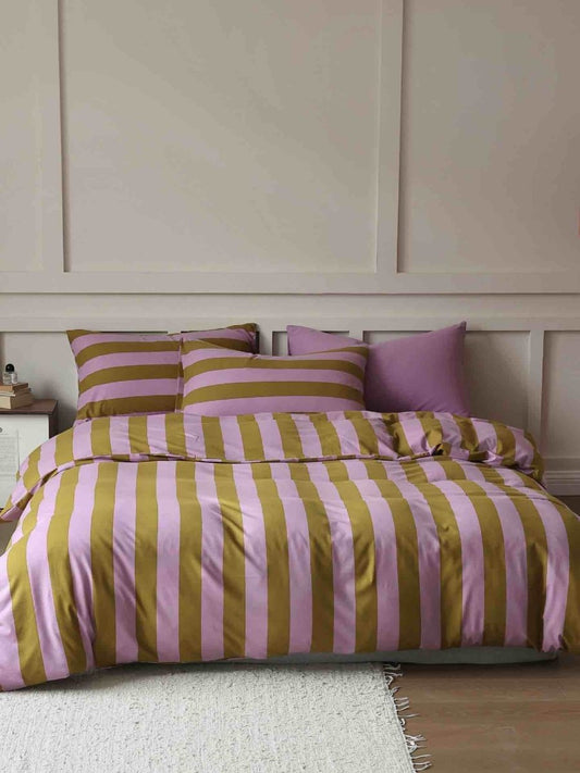 Striped Duvet Cover Set