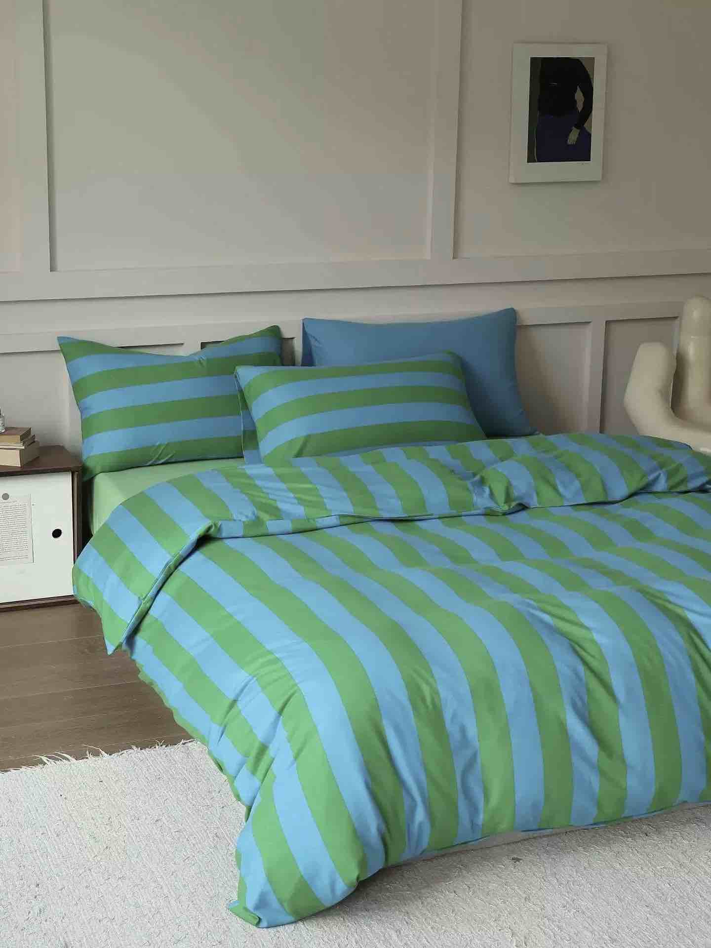 Striped Duvet Cover Set