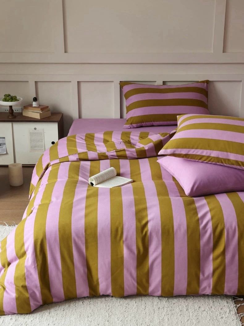 Striped Duvet Cover Set