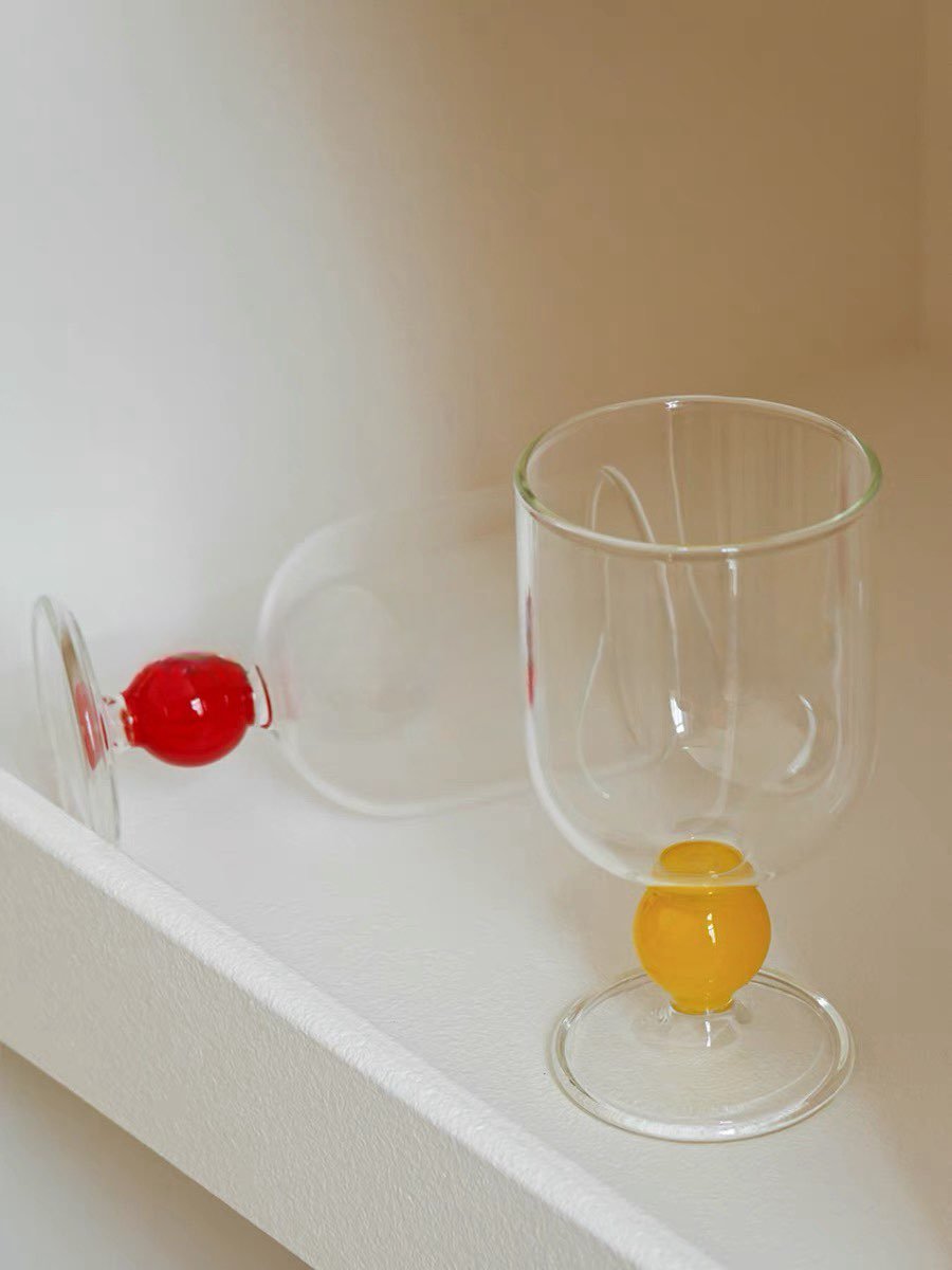 Gumballs Wine Glass