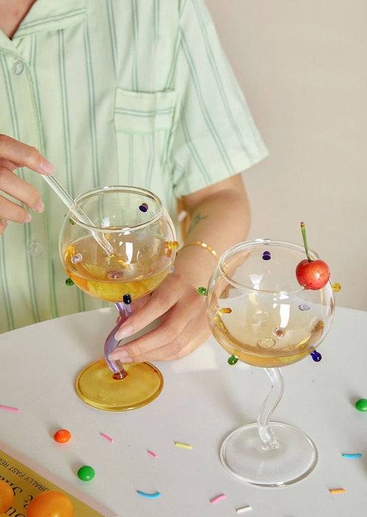 Sprinkles Wine Glass