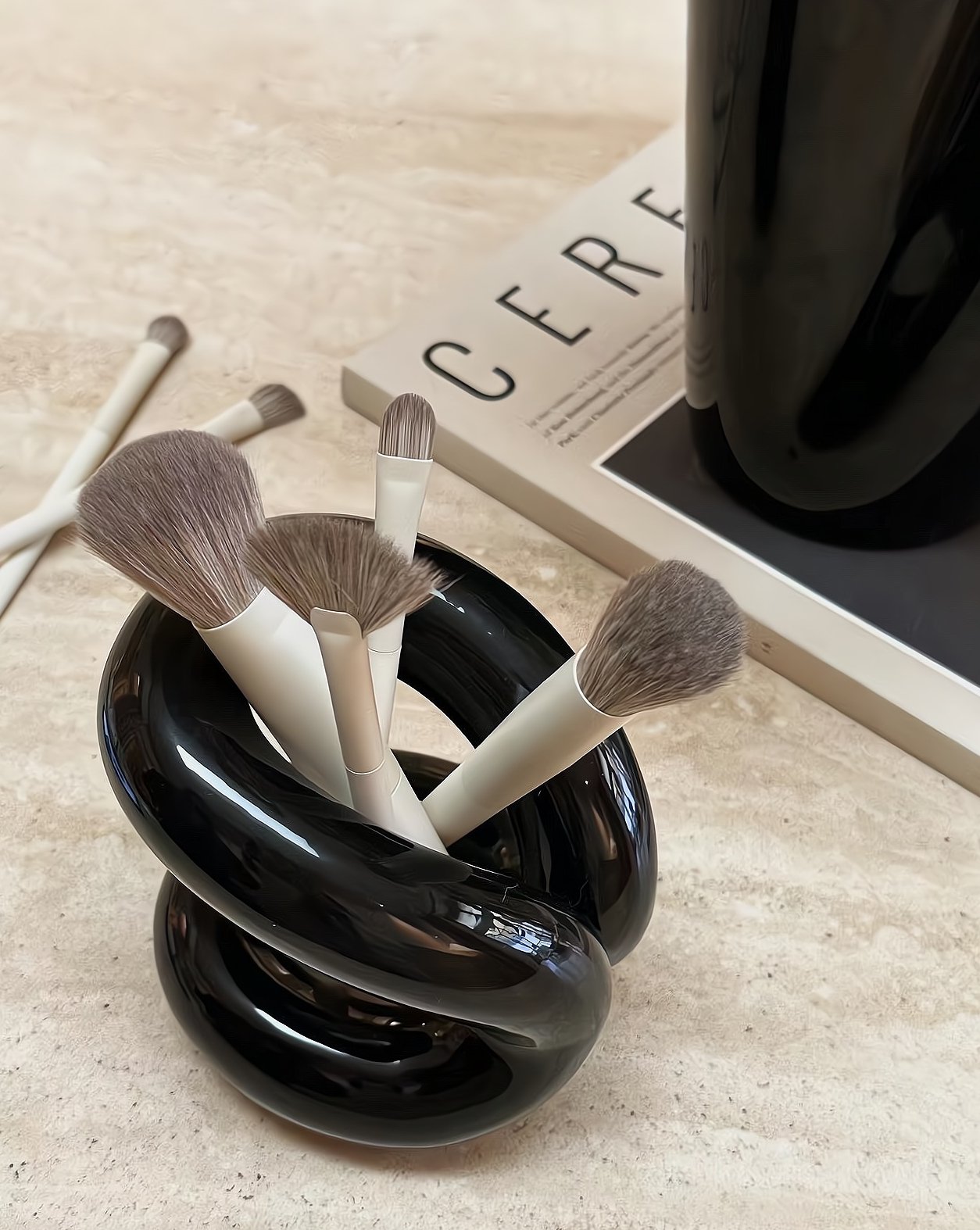 Ceramic Brush Holder
