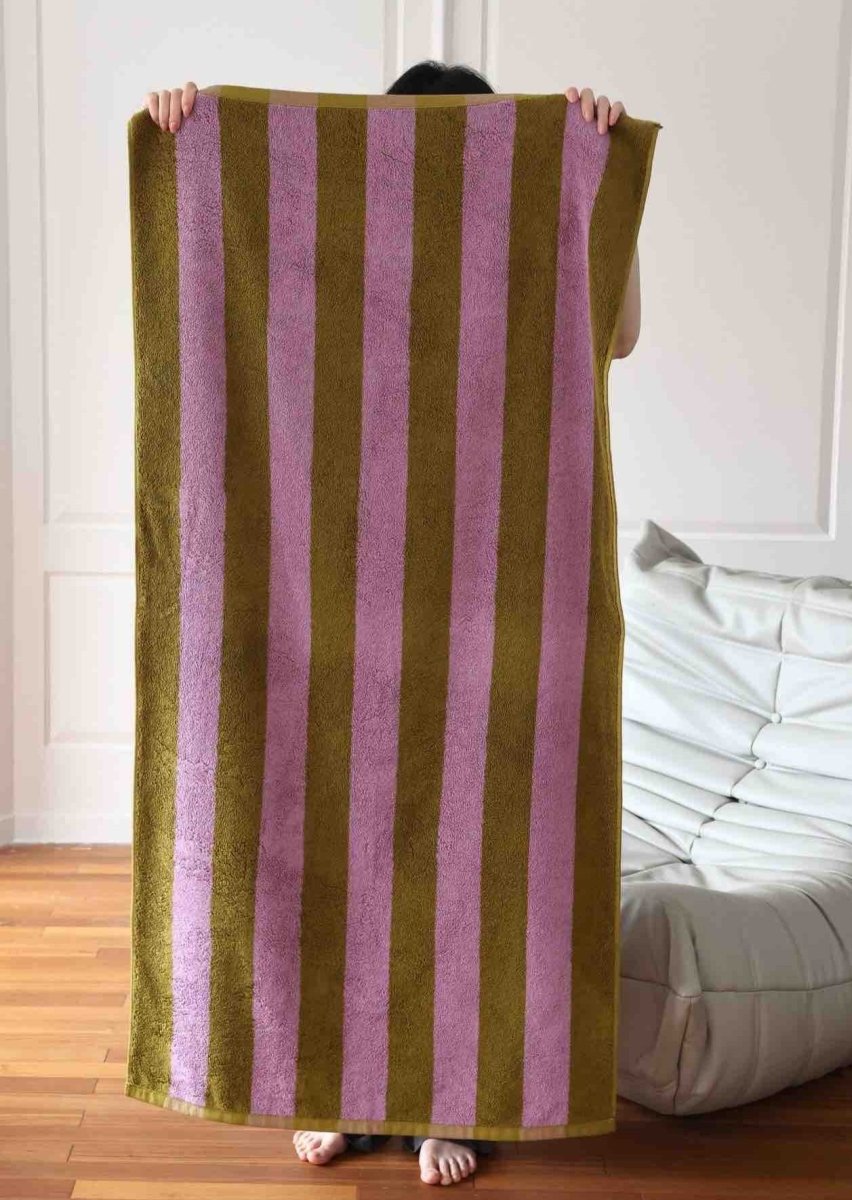 Striped Bath Towel