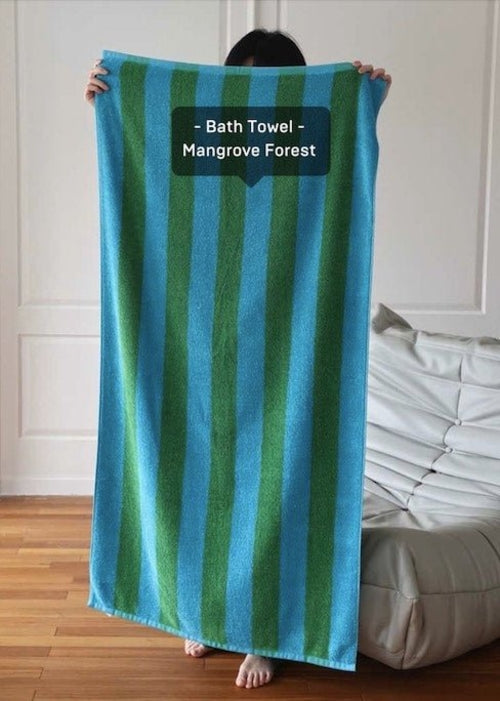Striped Bath Towel