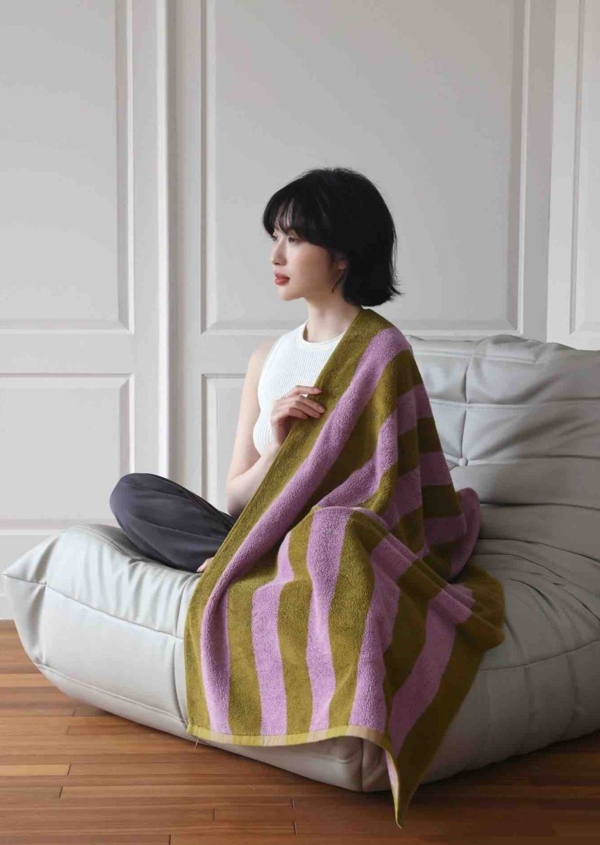 Striped Bath Towel
